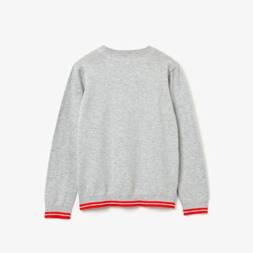 Lacoste - Pull-over Gris-Chiné