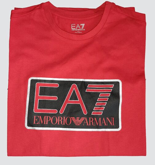 T-shirt EA7 Armani rouge