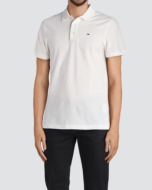 Polo Tommy jeans blanc