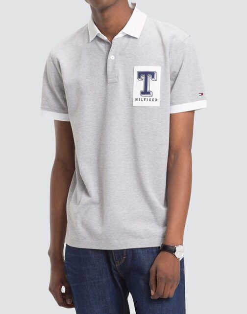 Polo Tommy Hilfiger Gris