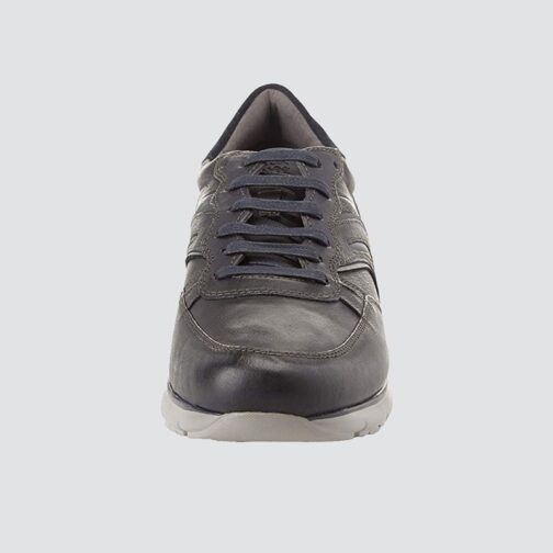 Geox U Renny D, Sneakers Homme - Gris Anthracite
