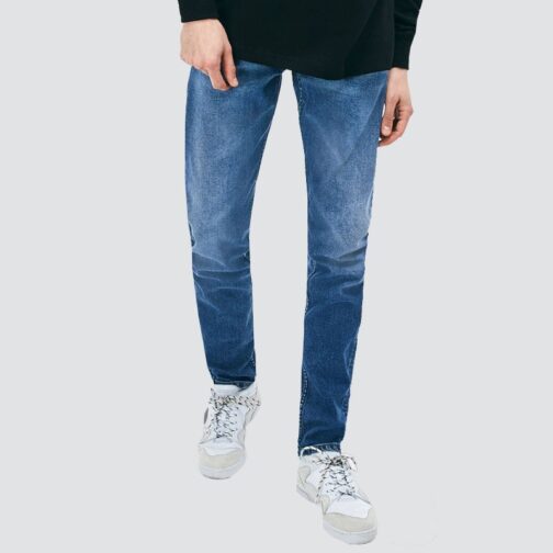 Jean Lacoste 5 poches skinny fit HH3829 00 Bleu