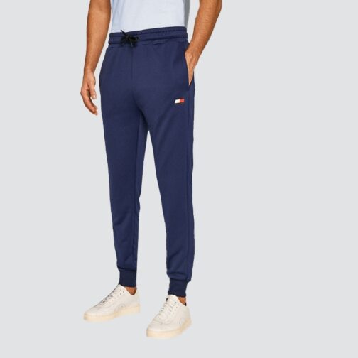 TOMMY SPORT Pantalon Jogging Printed Cuffed - Bleu Marine