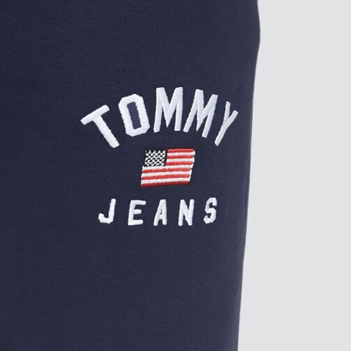 TOMMY JEANS Pantalon Jogging Washed Logo 6971- Noir