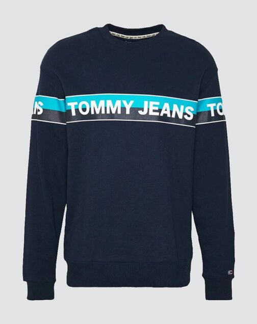 Tommy Jeans Sweat Band Logo Crew Neck- Bleu marine