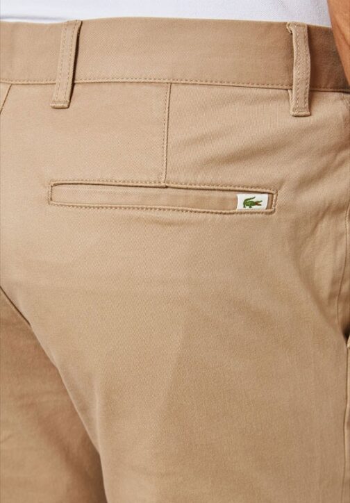 Lacoste Pantalon - Pantalon chino - slim fit – camel