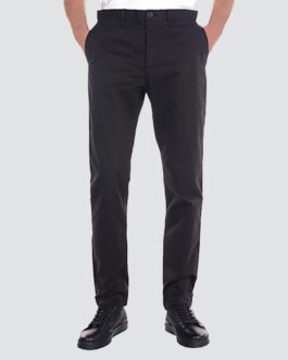 Lacoste – Pantalon Chino Coupe Regular Fit – Noir