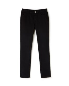 Lacoste – Pantalon Coupe Slim – Noir