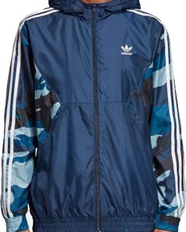 Adidas Originals – Coupe-vent – Bleu marine