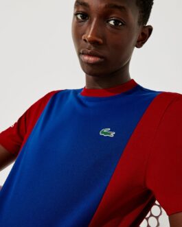 Lacoste – T-Shirt – Bleu-Rouge