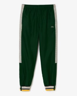 LACOSTE – Pantalon jogging – coupe relaxed – vert foncé