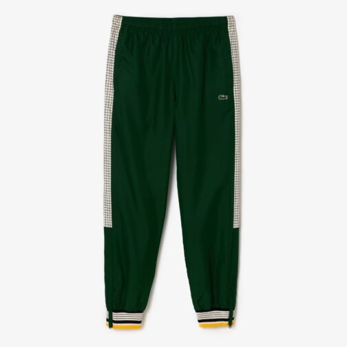 LACOSTE - Pantalon jogging - coupe relaxed - vert foncé