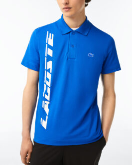 LACOSTE – Polo – 100% coton – bleu