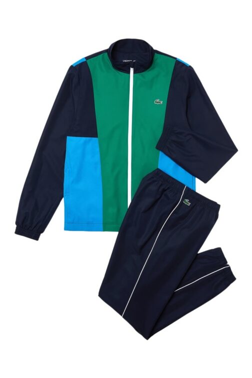 Lacoste – Survêtement- Blanc et Vert – Image 4
