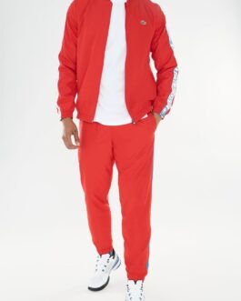 Lacoste – Survêtement- Rouge