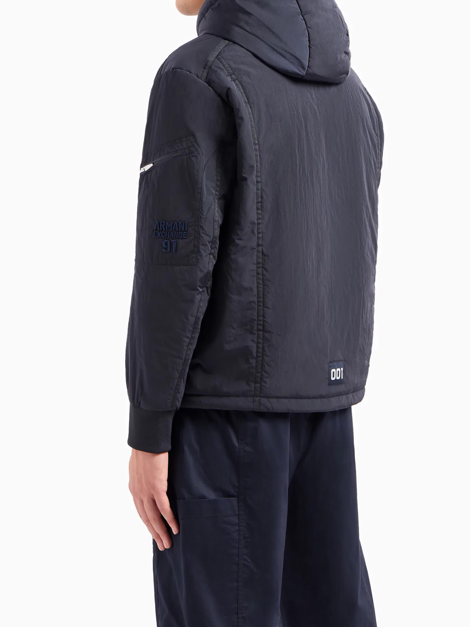 Armani Exchange veste Bleu marine – Image 2