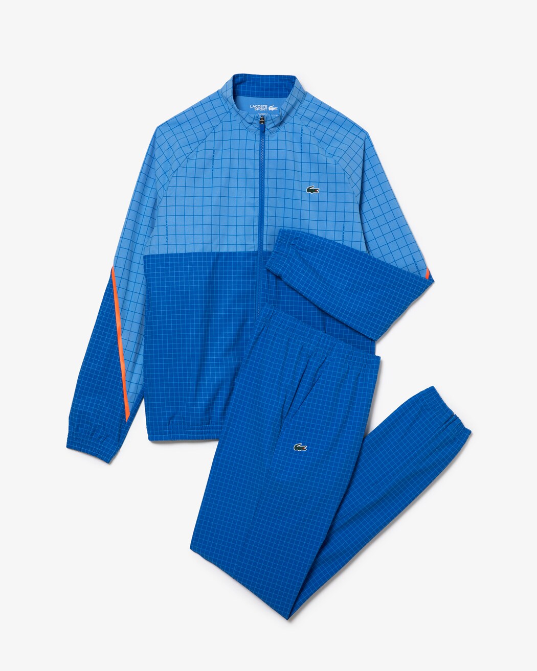 Lacoste – Survêtement – Bleu imprimé – Image 2