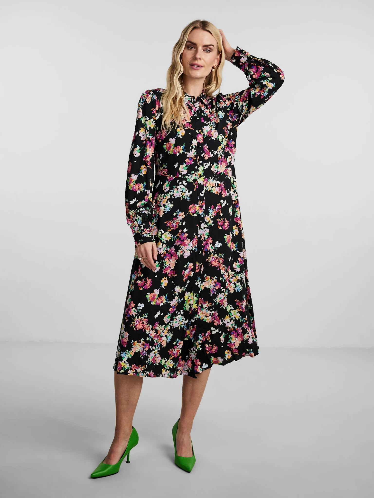 YAS Yasaloma - Robe-chemise longue