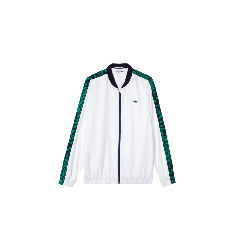 Lacoste – Survêtement- Blanc et Bleu marine – Image 3